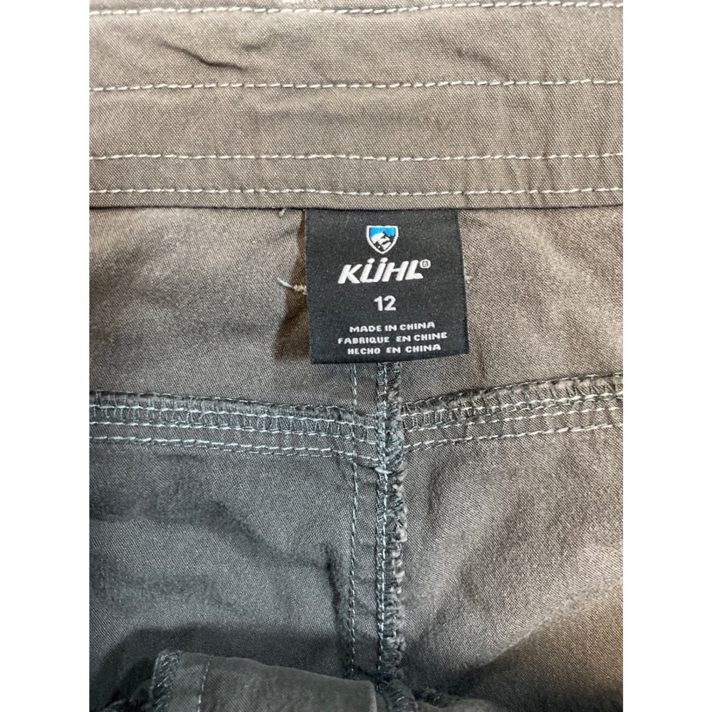 Kuhl Cargo Shorts Womens 12 Gray Hiking Camping Utility Gorpcore Outdoor - Picture 4 of 7